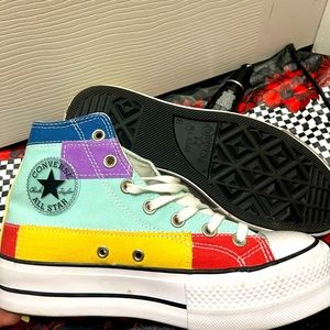 COLORFUL high top converse
